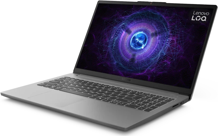 Lenovo LOQ 15IAX9E, Luna Grey, Core i7-12650HX, 16GB RAM, 1TB SSD, GeForce RTX 4050, DE