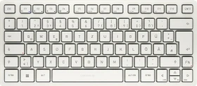 Cherry KW 7100 Mini BT, Milk White, Bluetooth, DE (JK-7100DE-0)