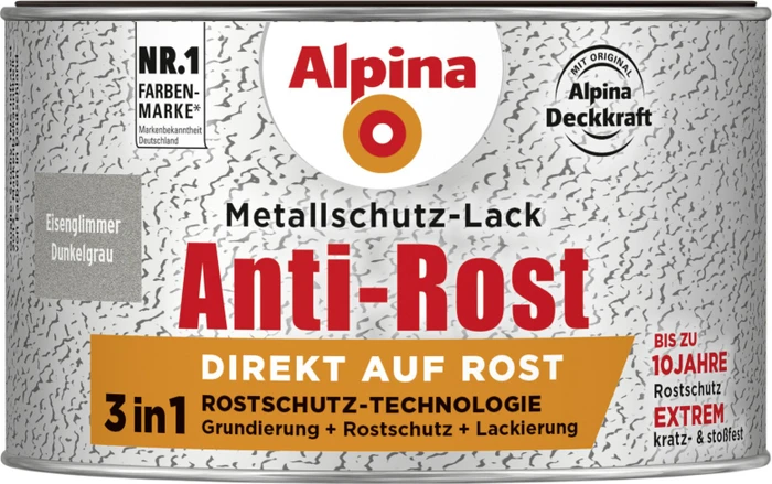 Alpina Farben Metallschutz-Lack Eisenglimmer