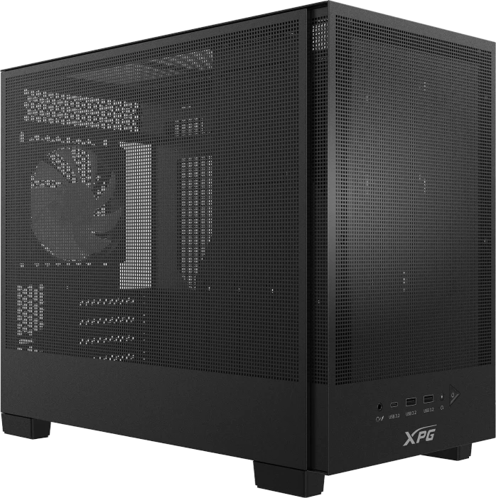 ADATA XPG Valor Mesh Nano Black, schwarz, Glasfenster