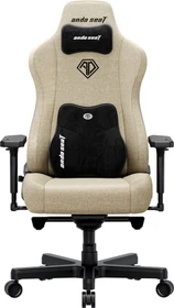 Anda Seat Kaiser 3E XL Gamingstuhl, Stoff beige