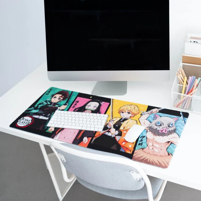Grupo Erik Editores Demon Slayer Characters XL Mousepad, 800x350mm, mehrfarbig