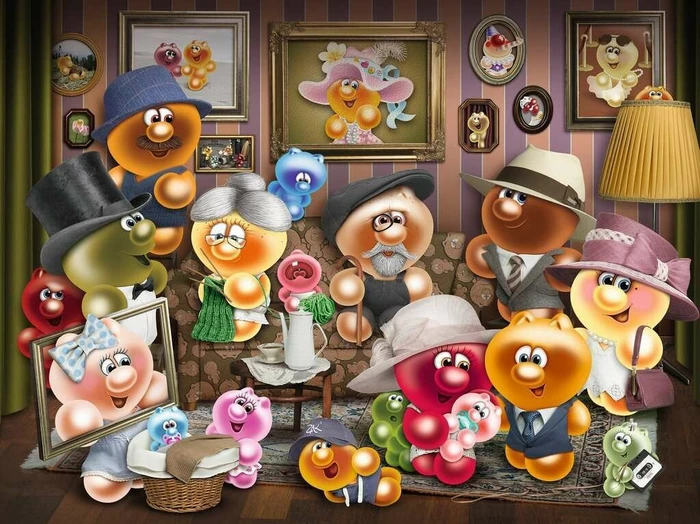 Ravensburger Puzzle Gelini Familienporträt