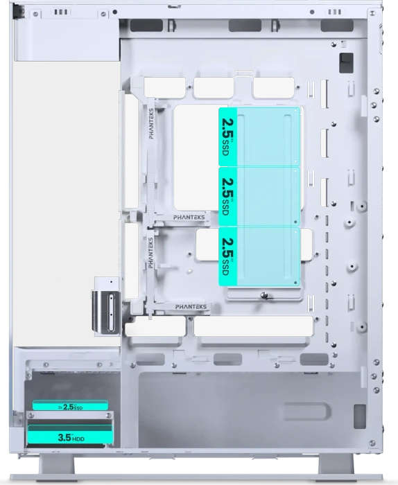 Phanteks Evolv X2 Matrix, weiß, Glasfenster