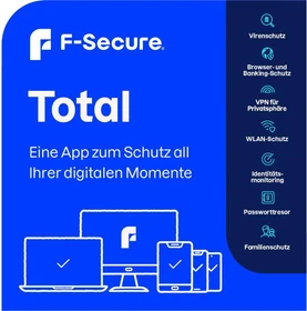 F-Secure Total Security & VPN, 5 User, 2 Jahre (multilingual) (Multi-Device)