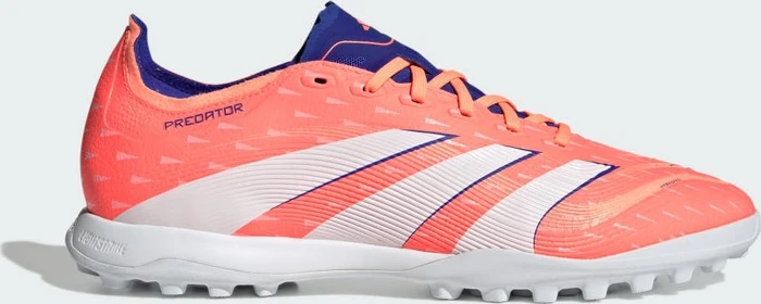 adidas Predator 24 League Low TF signal coral/cloud white/beam orange