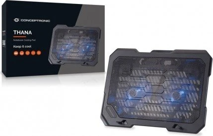 Conceptronic Thana 01B, Notebook-Stand/Notebook-Kühler bis 15.6"