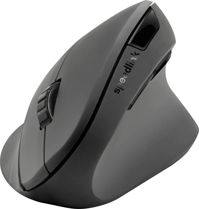 Speedlink Piavo Wireless Vertical Mouse schwarz, gummiert, USB