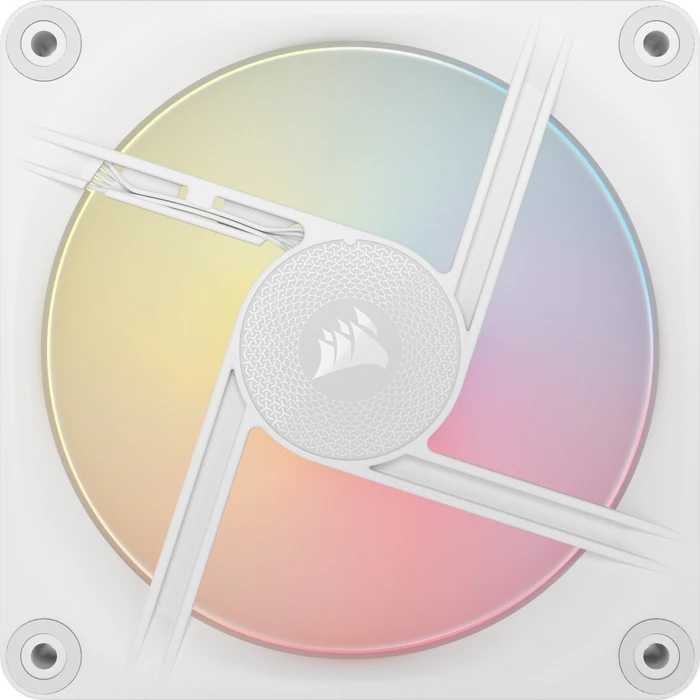 Corsair iCUE LINK LX120-R RGB Starter Kit, weiß, LED-Steuerung, 120mm, 3er-Pack