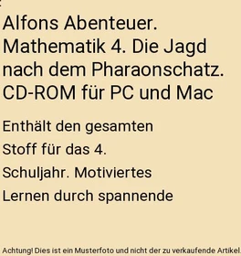 Schroedel Verlag Alfons Abenteuer - Mathe Klasse 4 (deutsch) (PC)