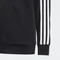 adidas Essentials 3-Streifen Fleece Hoodie schwarz/weiß (Junior) Vorschaubild