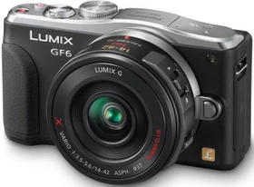 Panasonic Lumix DMC-GF6 schwarz mit Objektiv Lumix G X Vario PZ 14-42mm 3.5-5.6 ASPH OIS