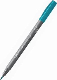 Staedtler pigment brush pen 371 blaugrün, 10er-Pack