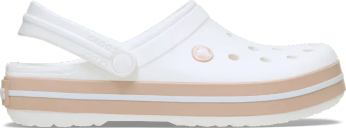 Crocs Crocband white/pink caramel