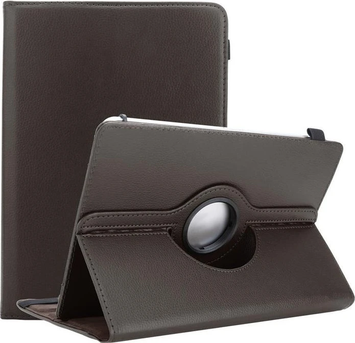 Cadorabo Schutzhülle 360° für Fire HD 10 2017 (7. Generation), braun