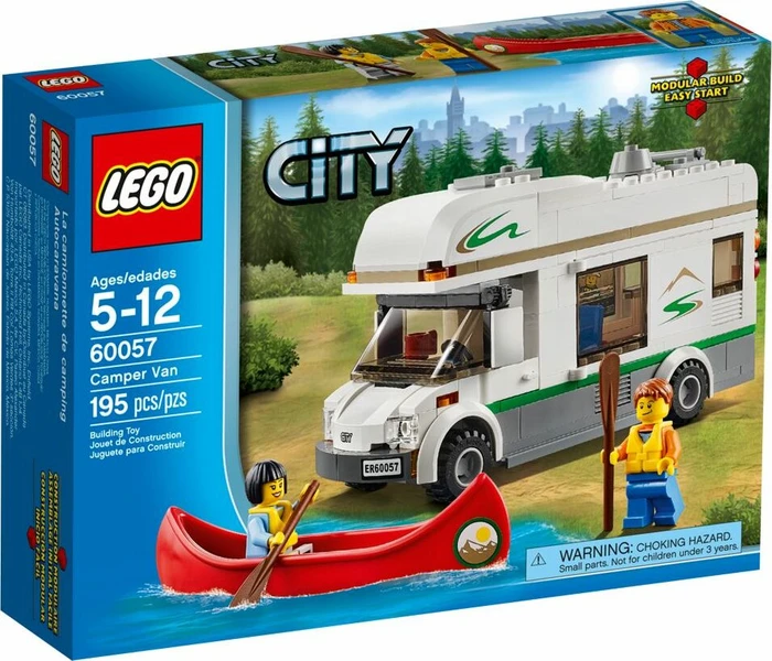 LEGO City Starke Fahrzeuge - Wohnmobil mit Kanu