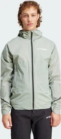 adidas Terrex Xperior 2.5L Light Rain.Rdy Funktionsjacke silver green (Herren)