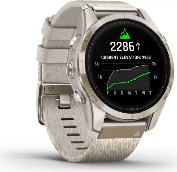 Garmin epix 2S Pro Sapphire cream heather/soft gold