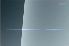 Geberit Sigma80 Betätigungsplatte Glas verspiegelt