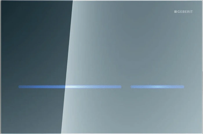 Geberit Sigma80 Betätigungsplatte Glas verspiegelt