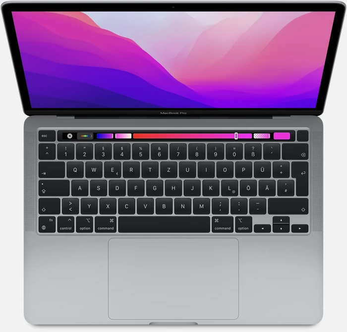 Apple MacBook Pro 13.3", Space Gray, M2 - 8 Core CPU / 10 Core GPU, 8GB RAM, 256GB SSD, DE [2022]