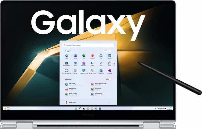 Samsung Galaxy Book4 360, Platinum Silver, Core 5 120U, 16GB RAM, 256GB SSD, DE