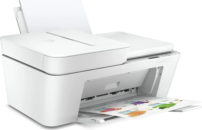 HP DeskJet Plus 4120e All-in-One weiß, Instant Ink, Tinte, mehrfarbig