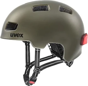 UVEX City 4 Helm green smoke mat