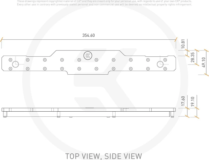 EK Water Blocks Quantum Line EK-VRM ASUS ROG Dominus Extreme, Full Nickel
