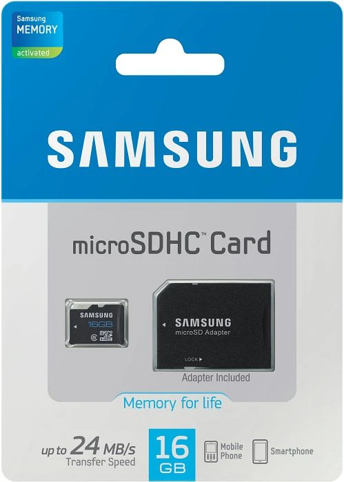 Samsung Standard R24 16GB Kit, Class 6