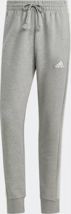 adidas Essentials French Terry Tapered Cuff Trainingshose lang medium grey heather/white (Herren)