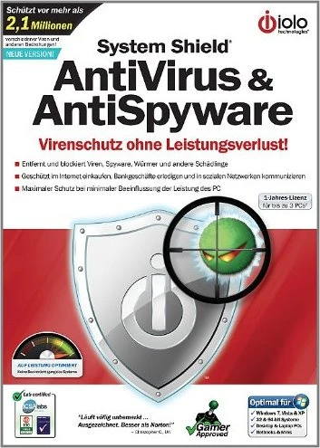 Iolo Technologies System Shield - AntiVirus & AntiSpyware, ESD (deutsch) (PC)