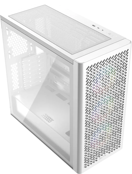 Cooler Master Elite 502 White, Glasfenster