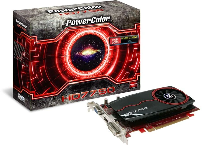 PowerColor Radeon HD 7750, 2GB DDR3, VGA, DVI, HDMI