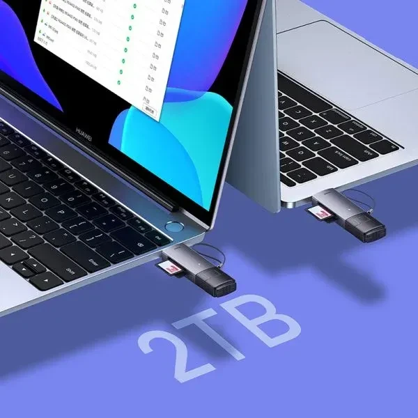 Baseus Lite Series Card Reader, USB-C/USB-A 3.0 [Stecker]