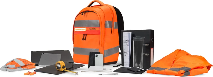 Dicota Hi-Vis 25 Liter, Notebook Rucksack, orange