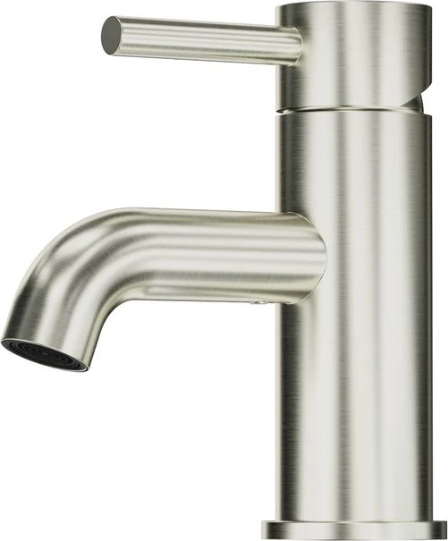 Steinberg Serie 100 Waschtisch-Einhebelmischer ohne Ablaufgarnitur Ausladung 100mm brushed nickel