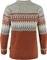 Fjällräven Övik Path Strickpullover autumn leaf/grey (Damen) Vorschaubild