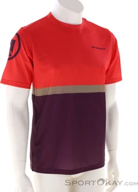 Endura Singletrack Core Tee II Trikot kurzarm aubergine (Herren)