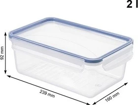 Rotho Click & Lock Kühlschrankdose Aufbewahrungsbehälter 2l horizontblau