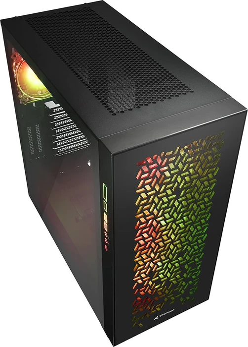 Sharkoon Elite Shark CA300H, schwarz, Glasfenster
