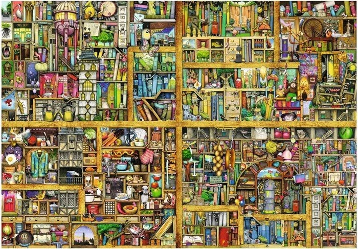 Ravensburger Puzzle Magisches Bücherregal XXL