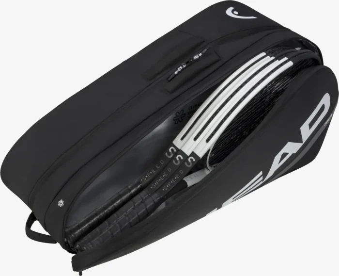 Head Tour Racquet Bag L Tennistasche schwarz/weiß