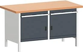 Bott Cubio Werkbank 150x84x75cm schwarz
