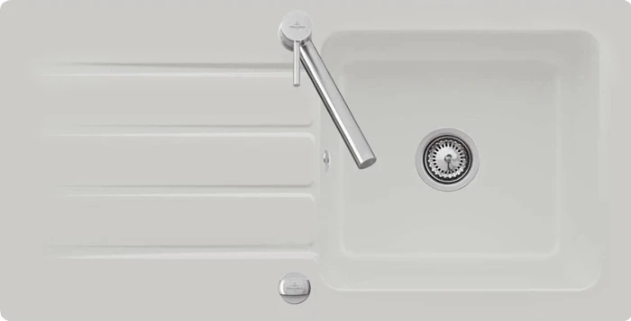 Villeroy & Boch Architectura 1000x510mm Einbau Becken reversibel mit Ablauffernbedienung steam