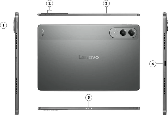 Lenovo Yoga Tab TB710FU, Luna Grey, 8GB RAM, 256GB