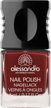 Alessandro Nail Polish Nagellack 24 Shiny Aubergine, 5ml