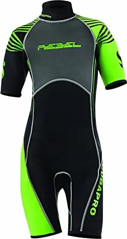 Scubapro Rebell Shorty kurzarm 2.5/2.5/2.5mm schwarz/grau/grün (Junior)