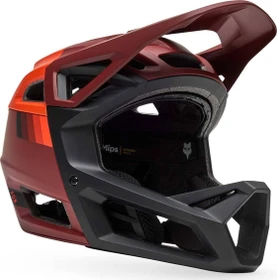 Fox Racing Proframe RS Sol Fullface-Helm rust brown