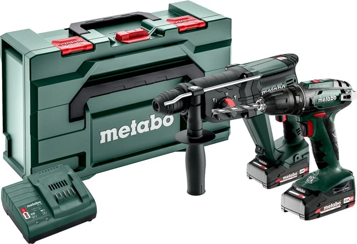 Metabo Combo Set 2.3.2 18V Akku-Maschinenset inkl. Koffer + 2 Akkus 2.0Ah